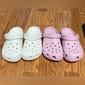 Crocs classic clogs TWO PAIR
